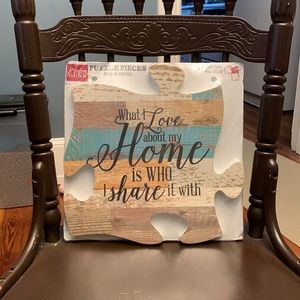 Puzzle piece home decor